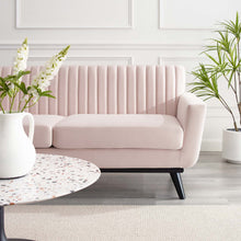 Load image into Gallery viewer, Engage Channel Tufted Performance Velvet Loveseat by Modway