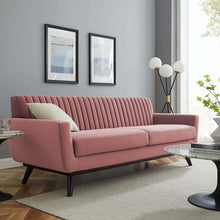 Load image into Gallery viewer, Engage Channel Tufted Performance Velvet Sofa by Modway