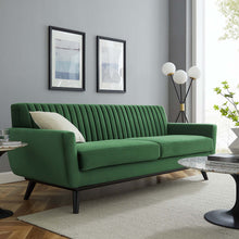 Load image into Gallery viewer, Engage Channel Tufted Performance Velvet Sofa by Modway