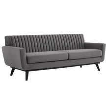 Load image into Gallery viewer, Engage Channel Tufted Performance Velvet Sofa by Modway
