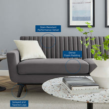 Load image into Gallery viewer, Engage Channel Tufted Performance Velvet Sofa by Modway