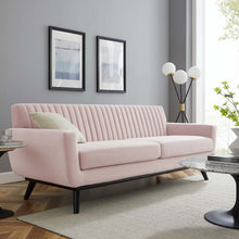 Load image into Gallery viewer, Engage Channel Tufted Performance Velvet Sofa by Modway