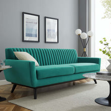 Load image into Gallery viewer, Engage Channel Tufted Performance Velvet Sofa by Modway