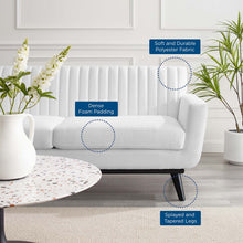 Load image into Gallery viewer, Engage Channel Tufted Fabric Loveseat by Modway