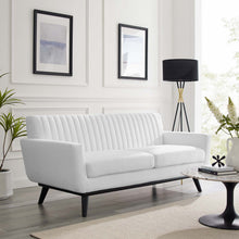 Load image into Gallery viewer, Engage Channel Tufted Fabric Loveseat by Modway