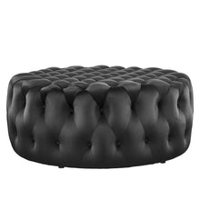 Load image into Gallery viewer, Amour Tufted Button Large Round Performance Velvet Ottoman by Modway