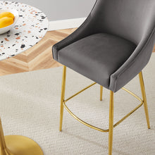 Load image into Gallery viewer, Discern Performance Velvet Bar Stool by Modway