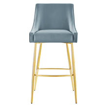 Load image into Gallery viewer, Discern Performance Velvet Bar Stool by Modway