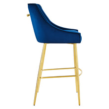 Load image into Gallery viewer, Discern Performance Velvet Bar Stool by Modway