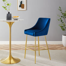 Load image into Gallery viewer, Discern Performance Velvet Bar Stool by Modway