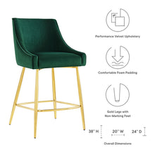 Load image into Gallery viewer, Discern Performance Velvet Counter Stool by Modway