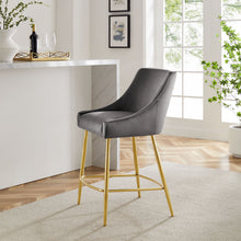 Load image into Gallery viewer, Discern Performance Velvet Counter Stool by Modway