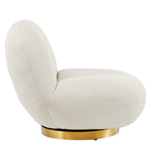 Load image into Gallery viewer, Kindred Boucle Upholstered Upholstered Fabric Swivel Chair by Modway