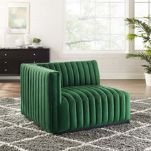 Load image into Gallery viewer, Conjure Channel Tufted Performance Velvet Left-Arm Chair by Modway