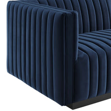 Load image into Gallery viewer, Conjure Channel Tufted Performance Velvet Left-Arm Chair by Modway
