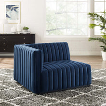 Load image into Gallery viewer, Conjure Channel Tufted Performance Velvet Left-Arm Chair by Modway