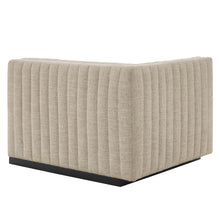 Load image into Gallery viewer, Conjure Channel Tufted Upholstered Fabric Left-Arm Chair by Modway