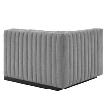 Load image into Gallery viewer, Conjure Channel Tufted Upholstered Fabric Left-Arm Chair by Modway