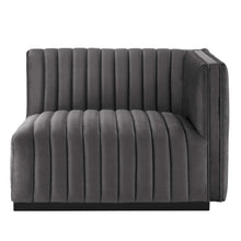 Load image into Gallery viewer, Conjure Channel Tufted Performance Velvet Right-Arm Chair by Modway