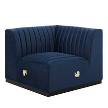 Load image into Gallery viewer, Conjure Channel Tufted Performance Velvet Left Corner Chair by Modway