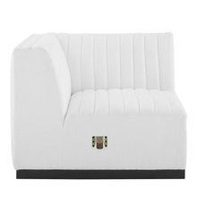 Load image into Gallery viewer, Conjure Channel Tufted Upholstered Fabric Left Corner Chair by Modway