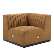 Load image into Gallery viewer, Conjure Channel Tufted Performance Velvet Right Corner Chair by Modway