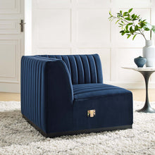 Load image into Gallery viewer, Conjure Channel Tufted Performance Velvet Right Corner Chair by Modway