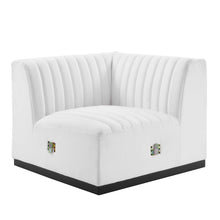 Load image into Gallery viewer, Conjure Channel Tufted Upholstered Fabric Right Corner Chair by Modway