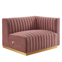 Load image into Gallery viewer, Conjure Channel Tufted Performance Velvet Right-Arm Chair by Modway