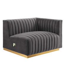 Load image into Gallery viewer, Conjure Channel Tufted Performance Velvet Right-Arm Chair by Modway