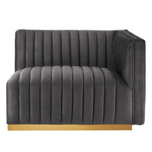 Load image into Gallery viewer, Conjure Channel Tufted Performance Velvet Right-Arm Chair by Modway