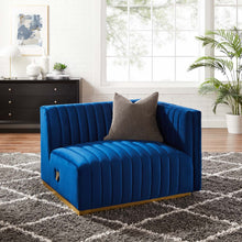 Load image into Gallery viewer, Conjure Channel Tufted Performance Velvet Right-Arm Chair by Modway