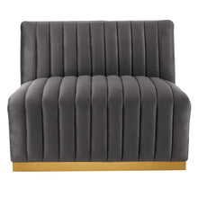 Load image into Gallery viewer, Conjure Channel Tufted Performance Velvet Armless Chair by Modway