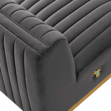 Load image into Gallery viewer, Conjure Channel Tufted Performance Velvet Armless Chair by Modway