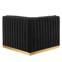 Load image into Gallery viewer, Conjure Channel Tufted Performance Velvet Left Corner Chair by Modway