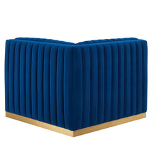 Load image into Gallery viewer, Conjure Channel Tufted Performance Velvet Left Corner Chair by Modway
