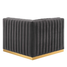 Load image into Gallery viewer, Conjure Channel Tufted Performance Velvet Right Corner Chair by Modway