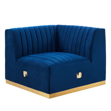 Load image into Gallery viewer, Conjure Channel Tufted Performance Velvet Right Corner Chair by Modway
