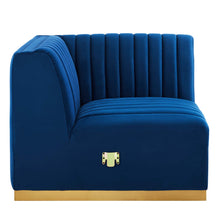 Load image into Gallery viewer, Conjure Channel Tufted Performance Velvet Right Corner Chair by Modway