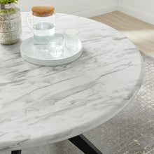 Load image into Gallery viewer, Traverse 50" Round Performance Artificial Marble Dining Table by Modway