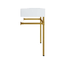 Load image into Gallery viewer, Redeem 24" Wall-Mount Gold Stainless Steel Bathroom Vanity by Modway
