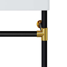 Load image into Gallery viewer, Redeem 24" Wall-Mount Black Stainless Steel Bathroom Vanity by Modway