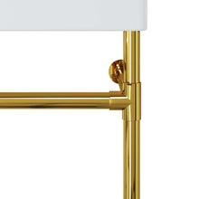 Load image into Gallery viewer, Redeem 32" Wall-Mount Gold Stainless Steel Bathroom Vanity by Modway