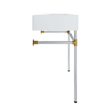 Load image into Gallery viewer, Redeem 32" Silver Stainless Steel Wall-Mount Bathroom Vanity by Modway