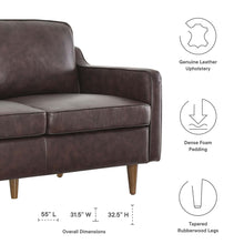 Load image into Gallery viewer, Impart Genuine Leather Loveseat by Modway