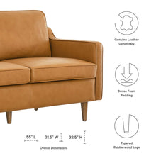 Load image into Gallery viewer, Impart Genuine Leather Loveseat by Modway