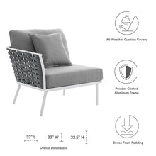 Load image into Gallery viewer, Stance Outdoor Patio Aluminum Left-Facing Armchair by Modway