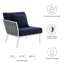 Load image into Gallery viewer, Stance Outdoor Patio Aluminum Left-Facing Armchair by Modway