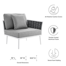 Load image into Gallery viewer, Stance Outdoor Patio Aluminum Right-Facing Armchair by Modway