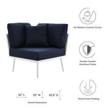 Load image into Gallery viewer, Stance Outdoor Patio Aluminum Corner Chair by Modway